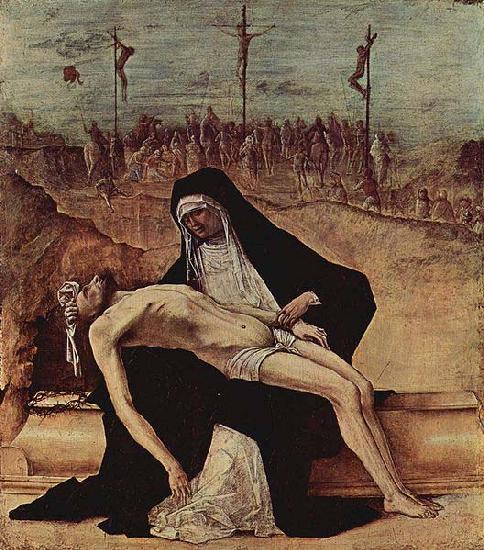 Ercole de Roberti Predellatafel mit Szenen der Passion Christi oil painting image